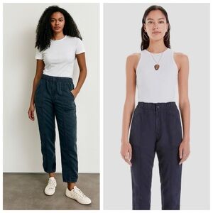 MOTHER The Springy Ankle Casual Pants, High Rise Black Wash sz. 24